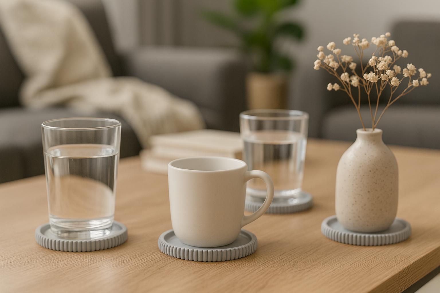 Onderzetter met Initiaal - Personaliseerbaar - 13 cm - Glazen - Bekers - Mokken