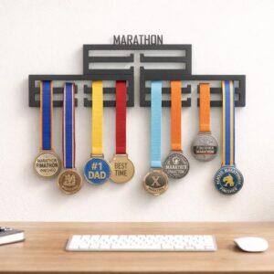 Medaille Houder Uitbreiding - 12 Medailles - Ophangen aan Muur