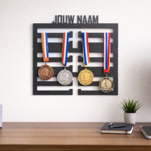 Medaille Houder Uitbreiding - 12 Medailles - Ophangen aan Muur