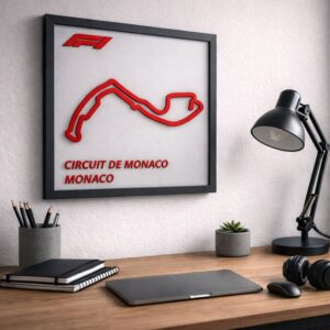 Circuit Monaco - Formule 1 Poster - Decoratie - Formule 1 Cadeau