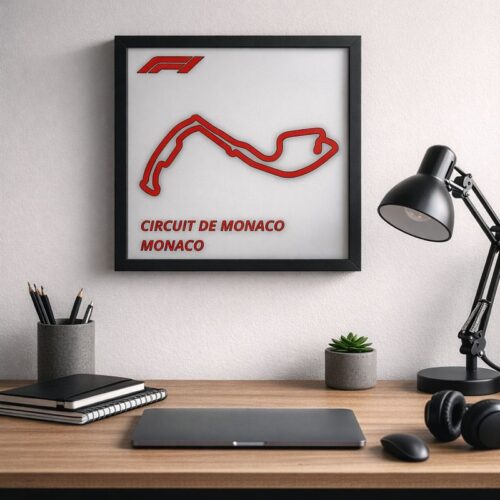 Circuit Monaco - Formule 1 Poster - Decoratie - Formule 1 Cadeau