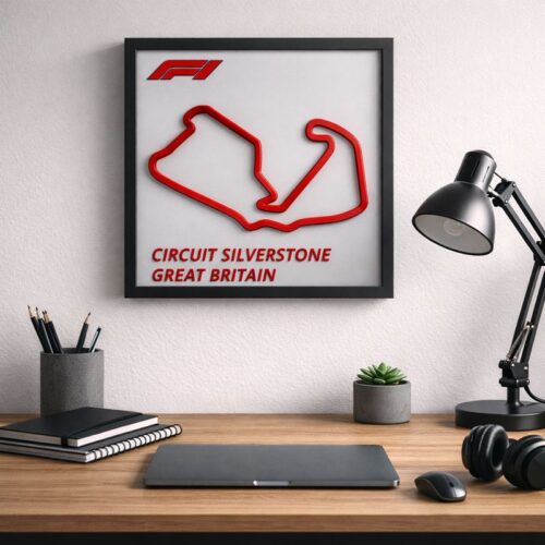 Silverstone Circuit – Formule 1 Poster – Decoratie – Formule 1 Cadeau