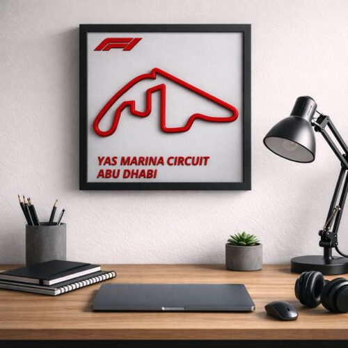 Yas Marina Circuit - Formule 1 Poster - Decoratie - Formule 1 Cadeau